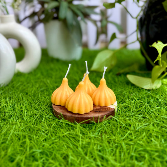 Traditional Modak Candles - Pack of 3