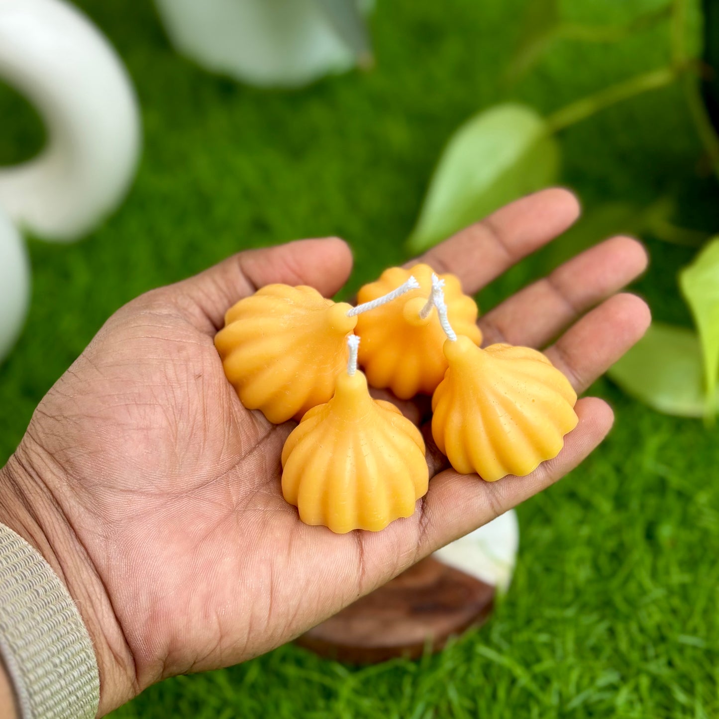 Traditional Modak Candles - Pack of 3