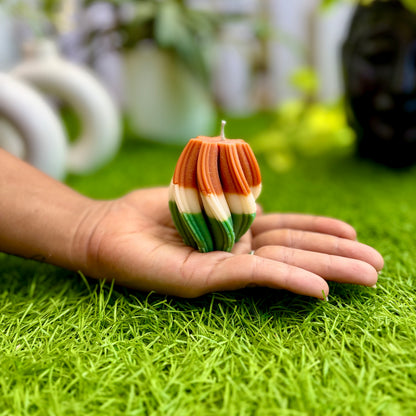 Handmade Twisted Spiral Candles - Decorative Collection