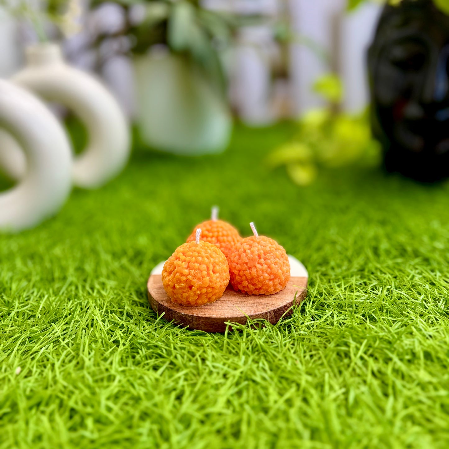 Traditional Laddu Candles - Pack of 3