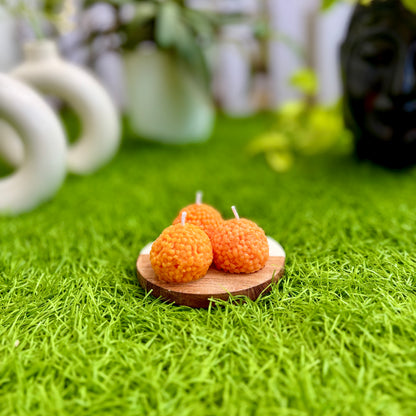 Traditional Laddu Candles - Pack of 3