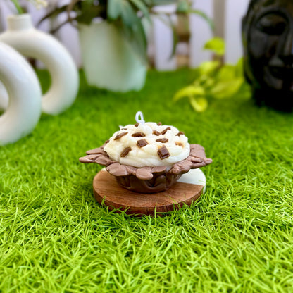 Handmade Cupcake Candle with Choco chips