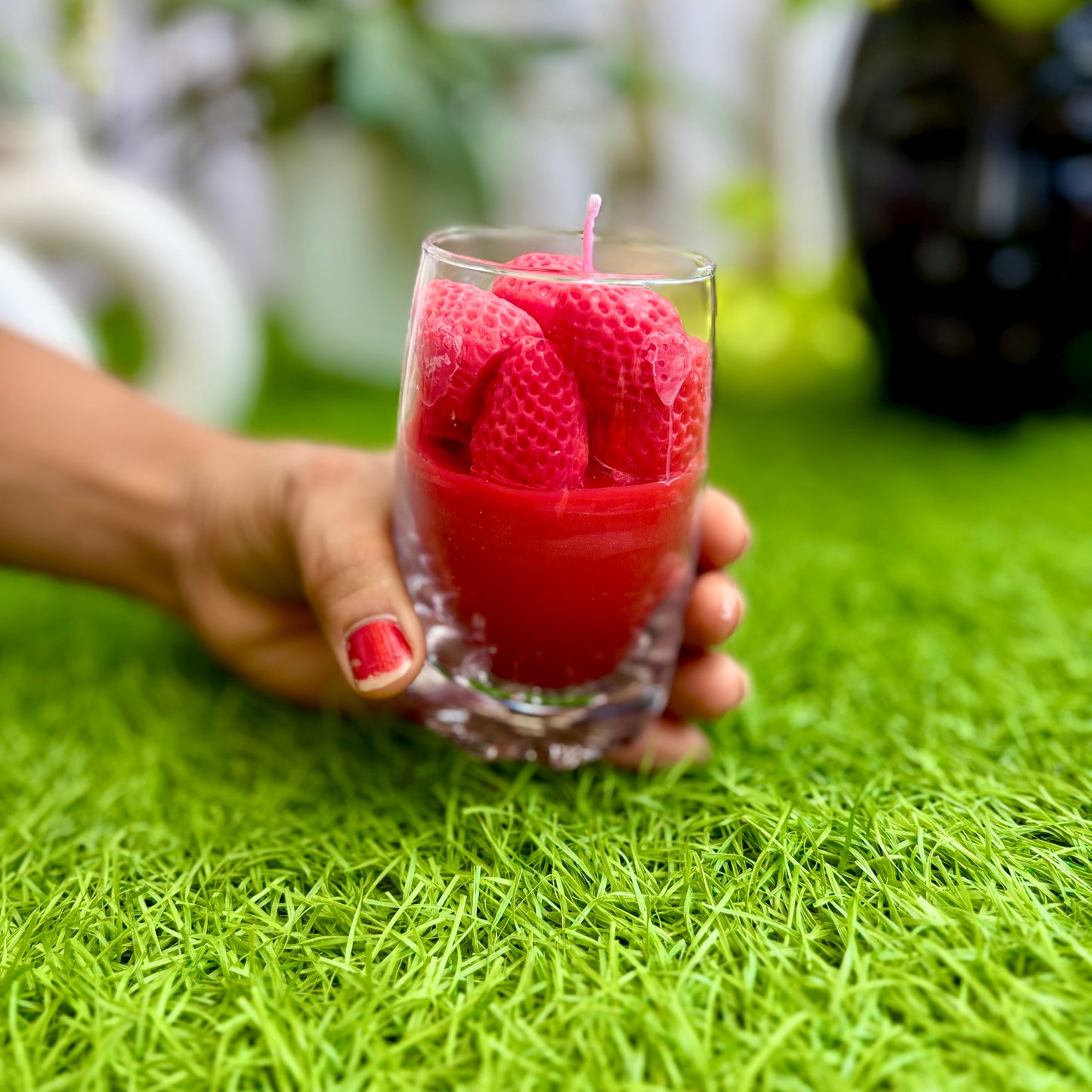 Rimgo Strawberry Bliss Glass Candle