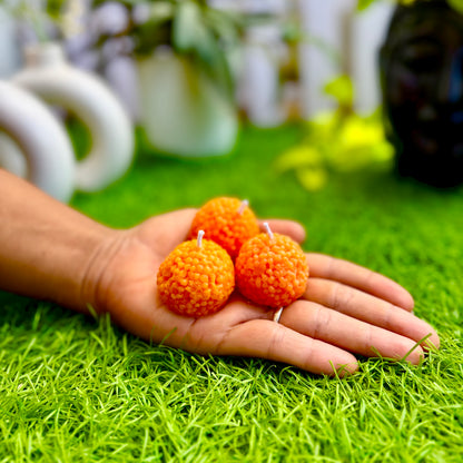 Traditional Laddu Candles - Pack of 3