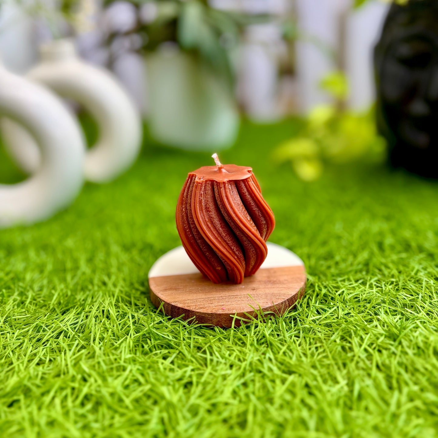 Handmade Twisted Spiral Candles - Decorative Collection