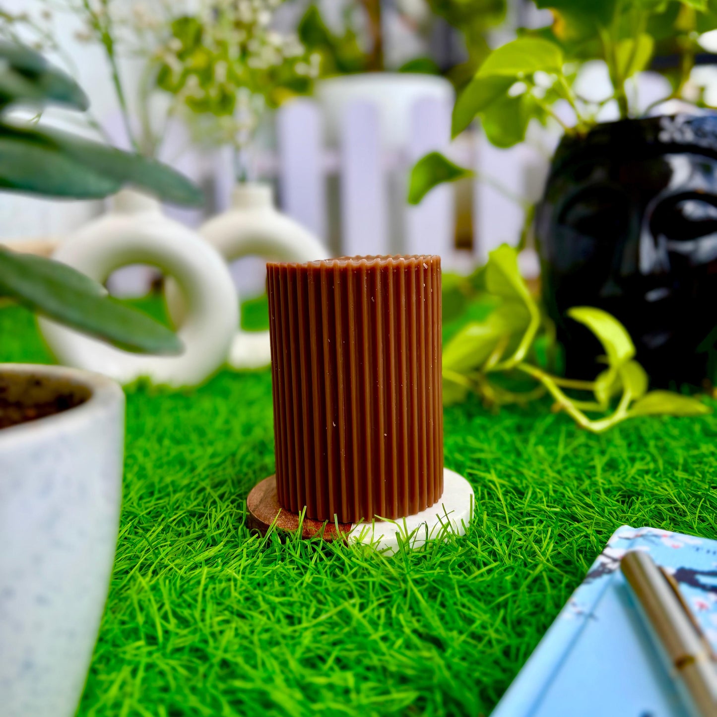 Soy Wax Scented Pillar Candle - Big